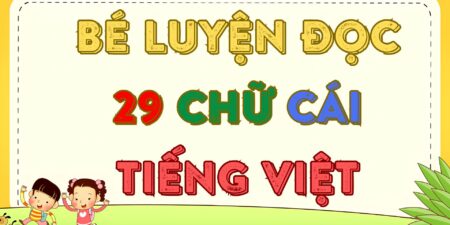 Bé luyện đọc chữ cái