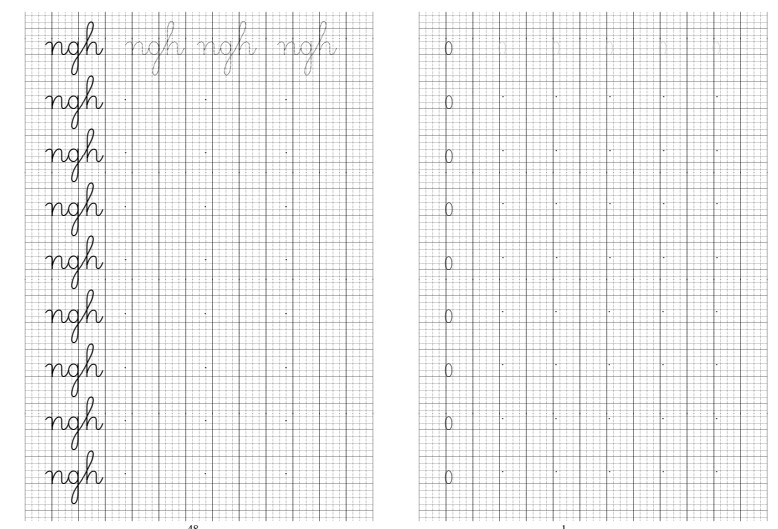 Luyện viết chữ số và chữ ghép