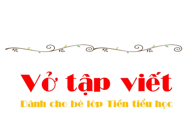 Tập viết chữ cái và chữ ghép