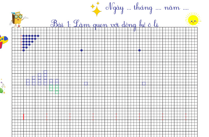 Tập viết chữ cái, đơn, ghép câu