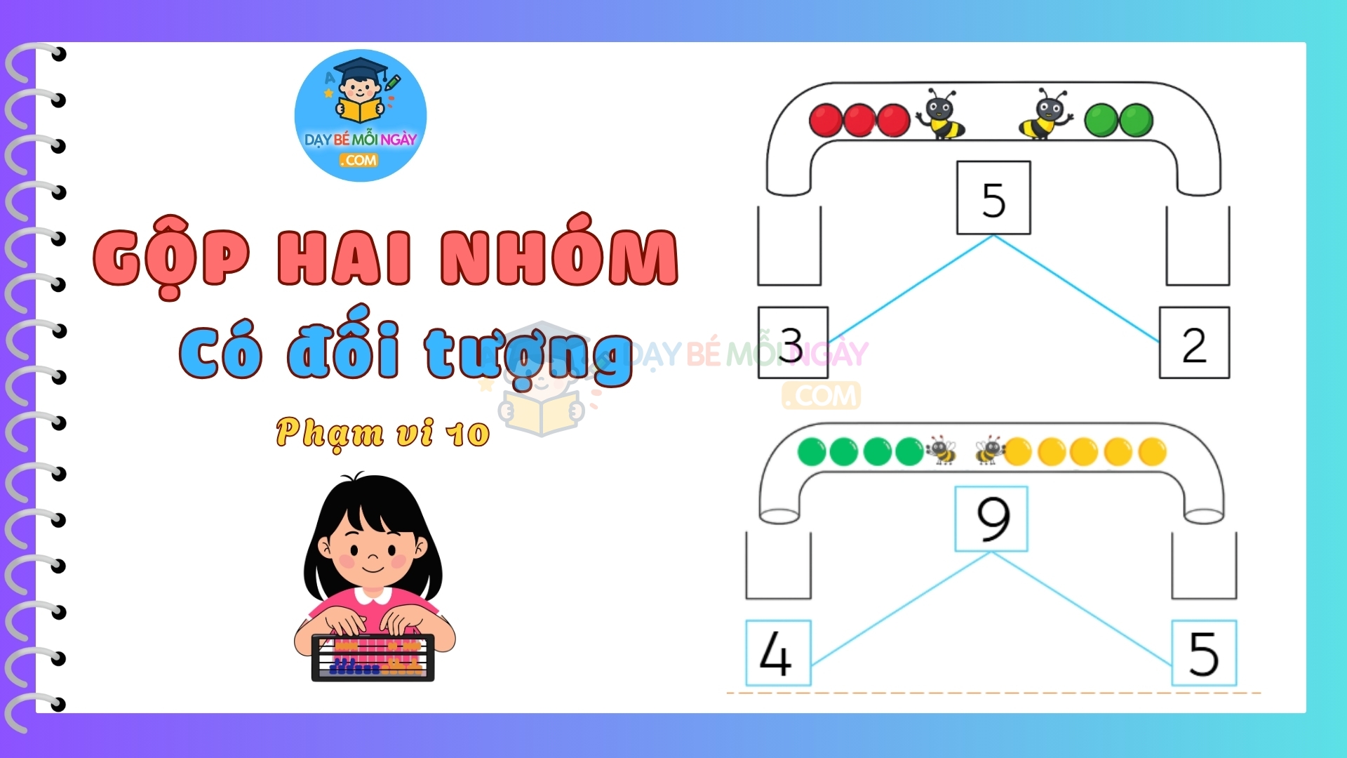 Gộp 2 nhóm có đối tượng phạm vi 10