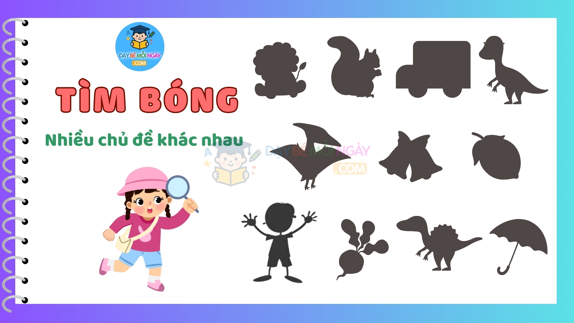 Tìm bóng - nhiều chủ đề khác nhau