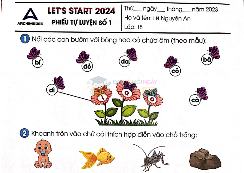 Phiếu tự nguyện số 1,2,3 ( 2024 )